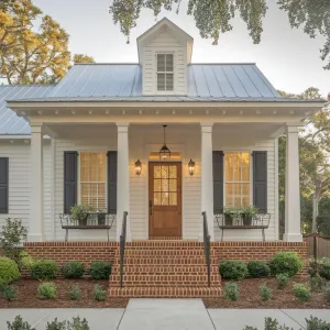 The Little White Gem with a Red Brick Crown