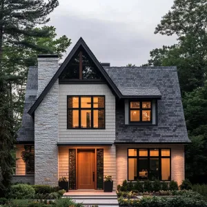 A-Frame Finesse Amidst Leafy Grandeur