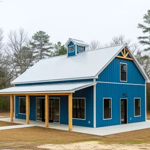 Blue Barn Extravaganza: A Modern Marvel
