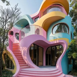 Swirly Spectrum Cottage