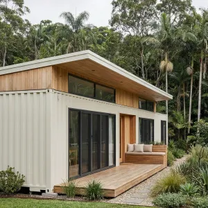 Tropical Edge Container Lounge Pavilion