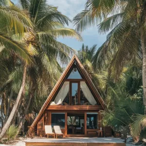 Charming A-Frame Beach Retreat