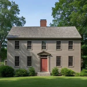 Pilastered Entry Colonial Cottage