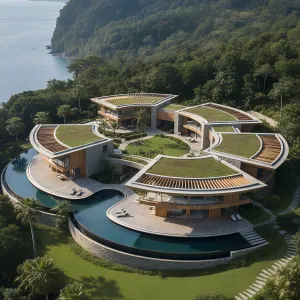 Tidal Petal Courtyard Compound