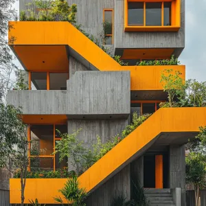 Sun-Kissed Staircase Serenity