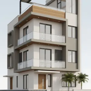 Steel Pergola Crown Over Soft Neutrals