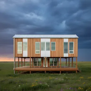 Stilted Splendor: Elevated Meadow Escape