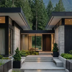 Forest Edge Concrete Lantern