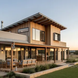Eco-Chic Oasis: An Australian Farmhouse Tale