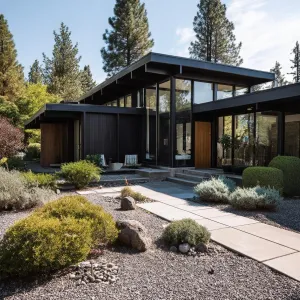 Mid Century Beauty in a Forested Hug