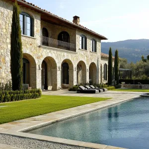 Stunning Stone Villa With Poolside Bliss