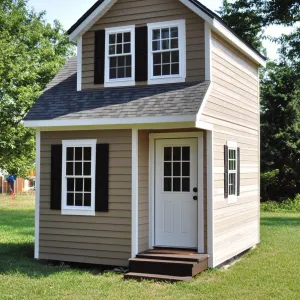 Petite Brown Gabled Delight