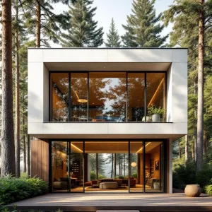 Glass Oasis Amongst the Pines
