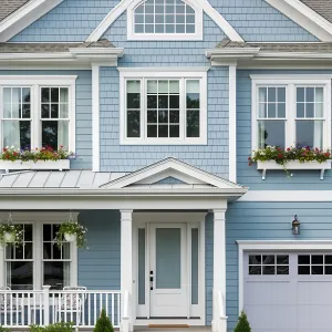 A Sky-Blue Suburban Dream