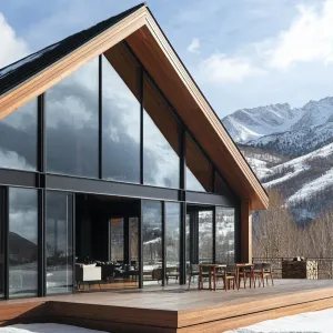 Snow-Kissed Glass Haven