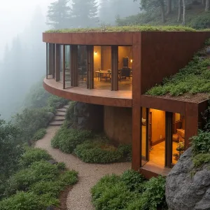 Misty Marvel: Nature’s Modern Nest