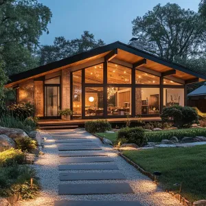 Gable House Allure: Starlit Stunner