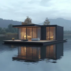 Floating Container Home