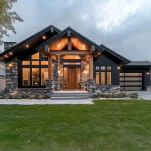 Rancher Elegance with Stone and Light Play