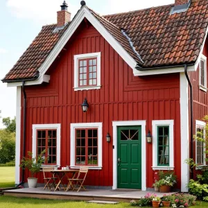 Scarlet Sanctuary in the Swedish Countryside