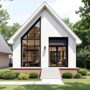 A-Frame Frosty Delight in a Verdant Setting
