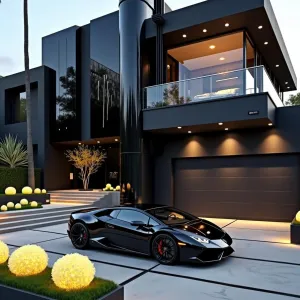 Sleek Serenity in Black