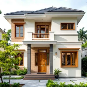 Modern Kerala Façade: Where Simplicity Meets Sophistication