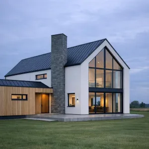 Pastureview Nordic Glass Hearth House