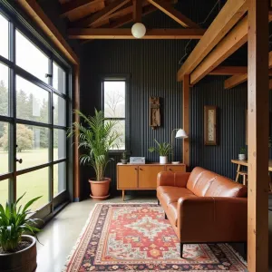 Rustic Chic: The Lofty Lounge
