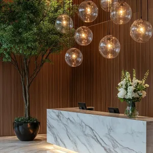 Glowing Orbs and Marble Whispers