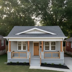 Warm Timber Porch Bungalow