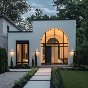 A Night at the Arch House: Modern Bungalow Magic