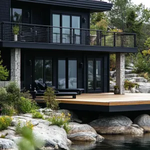 Modern Lakeside Paradise