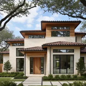 Cedar-Crowned Modern Hacienda