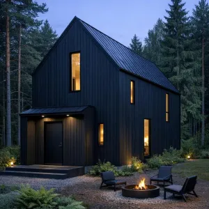 Evergreen Edge Ink Cabin Camp