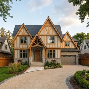 Warm Tudor Gable Retreat