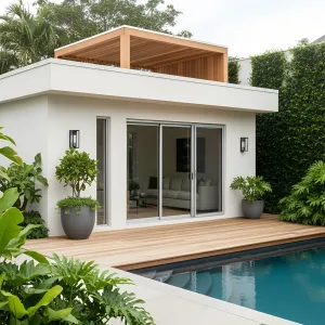 Chic Cubed: A Poolside Delight