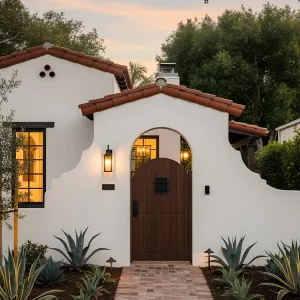 Whitewashed Delight with Red Clay Charm