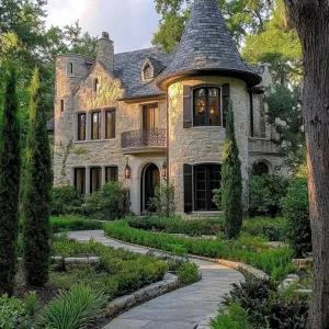 Majestic Turreted Stone Sanctuary