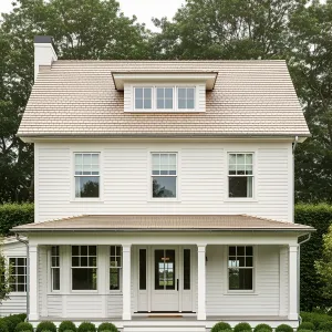 Porch Perfection: A Homestead Laughs in White