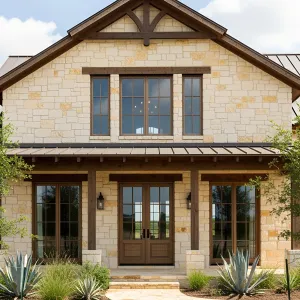 Chic Stone Sanctuary with Texas Flair