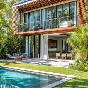Modern Oasis With a Splash of Green