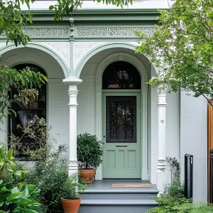 Preview of Classic Arches and Green Delight on a Melbourne Terrace