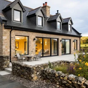 Gleaming Stone Escape in Emerald Fields