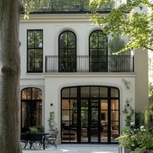 Sleek Serenity: The Arched Retreat