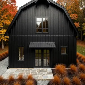 Shadowed Barn Amongst the Fiery Leafs