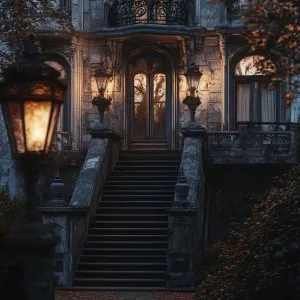 Majestic Staircase to Victorian Elegance