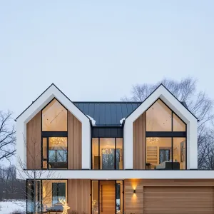 A Cozy Gable: Nordic Magic Unfurled