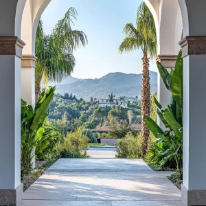 Mediterranean Arches with a View