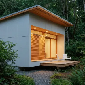 Forest Edge Minimalist Retreat